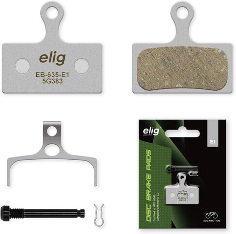 ELIG Bike Disc Brake Pads for Shimano Deore XT XTR SLX Deore Alfine/Clarks M1 M2 M3 CMD-22/ Fsa Afterburner K-Force/Rever Arc-E, S, U Attack-E, S, U, XE, XU Cargo-DE, Duo, DXT, E, XT MCX1 MCX2 (PM) in Saudi Arabia