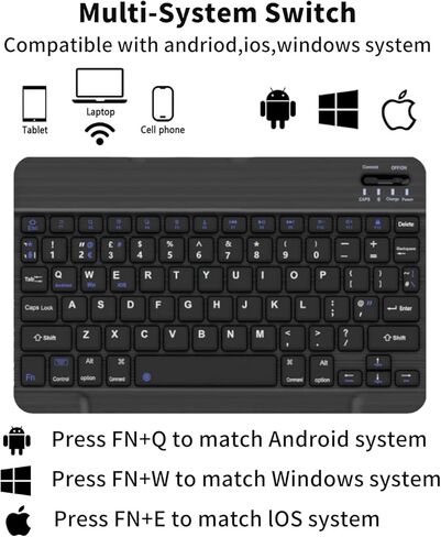 Case with Keyboard and Mouse for Samsung Galaxy Tab A9+/A9 Plus 5G 11 Inch 2023 (SM-X210 X216 X218),Detachable Magnetic Wireless Keyboard, Slim Cover with S Pen Holder, Auto Sleep/Wake (Black) in Saudi Arabia