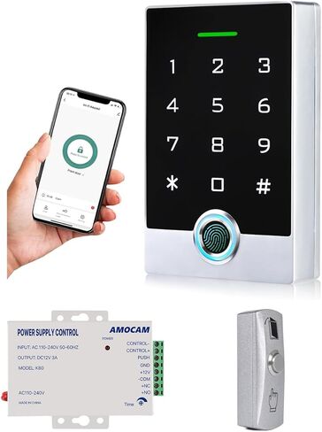 WiFi Access Control Keypad + K80 Power Supply Control + Metal Push Button Bundles in Saudi Arabia