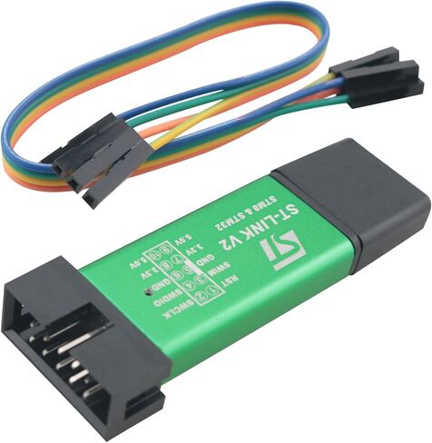 ST Link V2 STM8 STM32 Emulation Programmer Downloader Cable Burner Debugger Color Random for Embedded System Development in Saudi Arabia