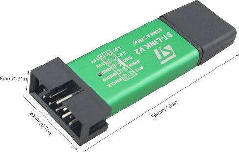 ST Link V2 STM8 STM32 Emulation Programmer Downloader Cable Burner Debugger Color Random for Embedded System Development in Saudi Arabia