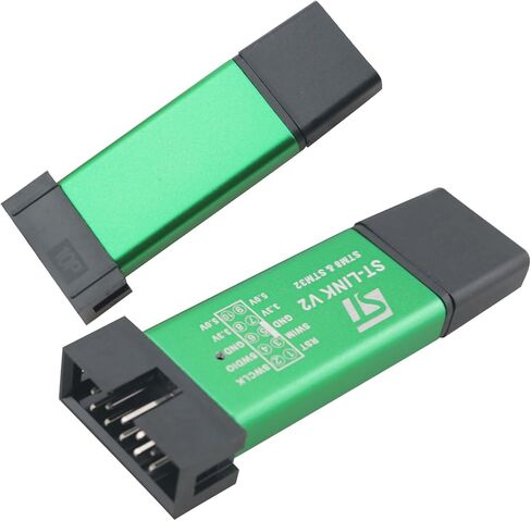 ST Link V2 STM8 STM32 Emulation Programmer Downloader Cable Burner Debugger Color Random for Embedded System Development in Saudi Arabia