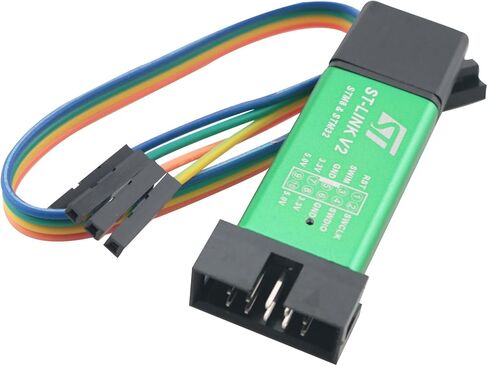 ST Link V2 STM8 STM32 Emulation Programmer Downloader Cable Burner Debugger Color Random for Embedded System Development in Saudi Arabia