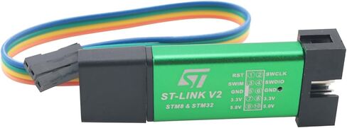 ST Link V2 STM8 STM32 Emulation Programmer Downloader Cable Burner Debugger Color Random for Embedded System Development in Saudi Arabia