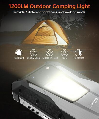 هاتف ذكي متين Tank 3 Pro، هاتف خلوي Android 14 5G مع جهاز عرض، ذاكرة وصول عشوائي 32 جيجابايت + ذاكرة وصول عشوائي 512 جيجابايت، هواتف محمولة خارجية مقاومة للماء مقاس 6.79 بوصة غير مقفلة، 23800 مللي أمبير في الساعة/OTG/GPS (يدعم T-Mobile وVerizon فقط) in Saudi Arabia