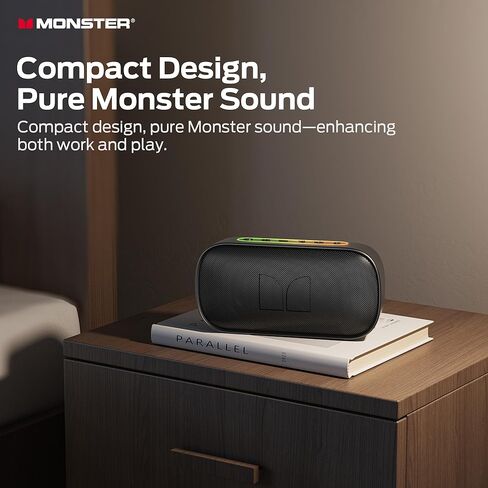 Monster S150 Speaker, Strong Bluetooth 5.4, IPX7 Waterproof Wireless Speaker, Support Sulti-Channel Connection, HD Hands-Free Calling, Compact Design Bluetooth Speakers in Saudi Arabia