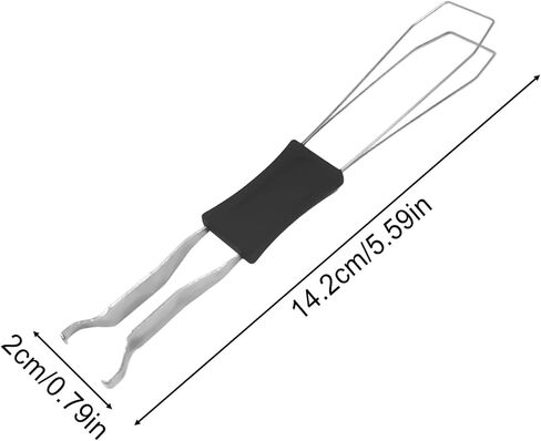 Keycap Puller - أداة إزالة Keycap 2 في 1 | أداة سحب وصيانة 2 في 1، جهاز كمبيوتر وعناية إلكترونية للمشاريع وورش العمل والمنزل والمكتب والإصلاحات اليدوية in Kuwait