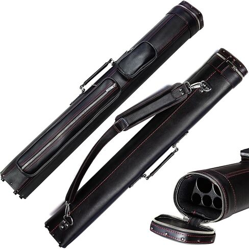 حافظة صلبة لحوض السباحة مكونة من 6 فتحات - تصميم رأس الثور مع حامل معدني، تحمل 4 أعمدة ومؤخرتين، مساحة تخزين متينة للسفر لإكسسوارات البلياردو in Kuwait