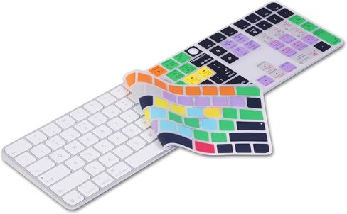 غطاء لوحة المفاتيح XSKN Ableton Live Shortcuts يناسب لوحة المفاتيح السحرية Apple 2024 iMac M4 Chip مع معرف اللمس ولوحة المفاتيح الرقمية A3119 in Kuwait