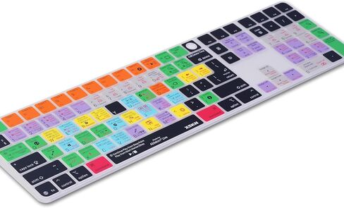 غطاء لوحة المفاتيح XSKN Ableton Live Shortcuts يناسب لوحة المفاتيح السحرية Apple 2024 iMac M4 Chip مع معرف اللمس ولوحة المفاتيح الرقمية A3119 in Kuwait