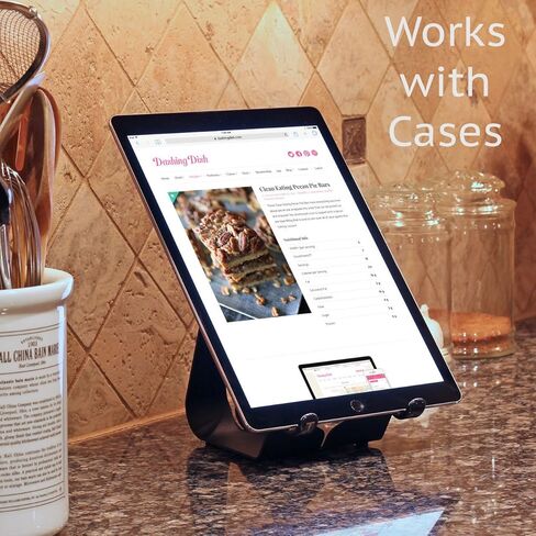 حامل فولاذي من Thought Out Simplex باللون الأسود - صنع في الولايات المتحدة الأمريكية - متوافق مع Apple iPad in Kuwait