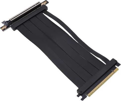 كابل Vikye PCIe 5.0 X16 Riser، كابل مرن لبطاقة تمديد مرنة بسرعة 128 جيجابت في الثانية 90 درجة مع واقي محمي لأجهزة RTX4090 ITX Builds in Kuwait