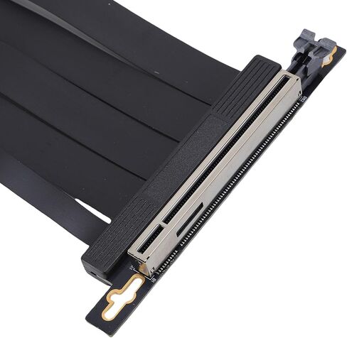 كابل Vikye PCIe 5.0 X16 Riser، كابل مرن لبطاقة تمديد مرنة بسرعة 128 جيجابت في الثانية 90 درجة مع واقي محمي لأجهزة RTX4090 ITX Builds in Kuwait
