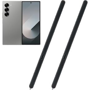 قطعتان من قلم Galaxy Z Fold 6/5 S Pen Fold Edition متوافق مع قلم Samsung Galaxy Z Fold 5/6 5G النحيف البديل لقلم Z Fold6 SPen Fold Edition Stylus Pen (أسود) in Kuwait