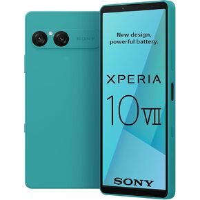 Sony Xperia 10 VII XQ-FE72 128GB 8GB Dual SIM Factory Unlocked GSM Smartphone, 5G 6.1" 120Hz OLED Display, 50MP Camera - International Version (Turquoise Green) in Saudi Arabia