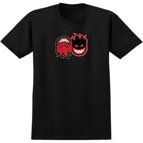 Spitfire Eternal Fill Toddler Short Sleeve 2T - Black/Red/Black/White in Kuwait