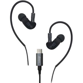 شاشات Sonicast PROII الاحترافية داخل الأذن (IEM) مع USB-C DAC، سماعات أذن مرجعية لمحرك SF من الجيل الخامس للموسيقيين والاستوديو، صوت سلكي عالي الدقة (أسود) in Kuwait