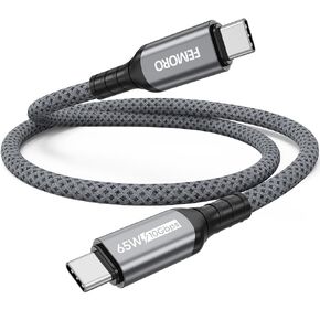 USB C to USB C Data Cable 1.5ft Short, 10Gbps Data Transfer 65W Charging in Kuwait