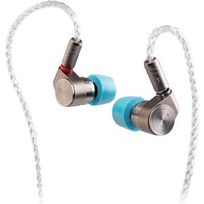 TINHIFI T2 Dual Dynamic Driver IEM HiFi Wired Earbuds Strong Bass Balanced Sound CNC Aluminum Shell Detachable 0.78mm 2-Pin Silver Plated Cable for Audiophiles Musicians Stage Monitoring in Kuwait