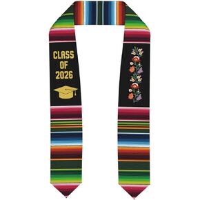 التخرج المكسيكي Sash Virgen de Guadalupe San Judas - سرق التخرج من 2025 - Stoles للتخرج 2025 in Kuwait