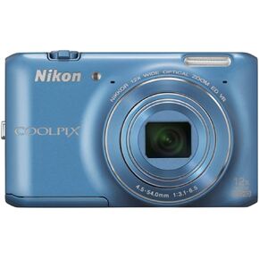 كاميرا نيكون COOLPIX S6400 رقمية بدقة 16 ميجابكسل مع تكبير بصري 12× وشاشة LCD مقاس 3 بوصات (أحمر) in Kuwait