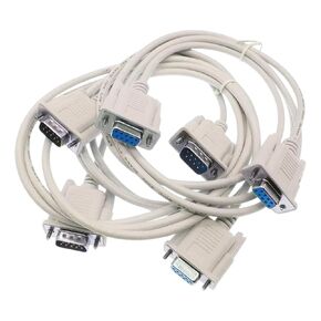 1 قطعة DB9 كابل تسلسلي 9Pin RS232 ذكر/أنثى محول الكمبيوتر توسيع كابل C0innectors D-SUB 9Pin تحويل كابل 1.5 متر تمديد جديد 2026 عالية لمكونات إلكترونية موثوقة in Kuwait