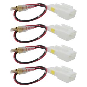 4-Pack Car Door Speaker Wiring Harness Adapter Connector Plugs for 2007-2013 Yaris Only Front Door in Kuwait