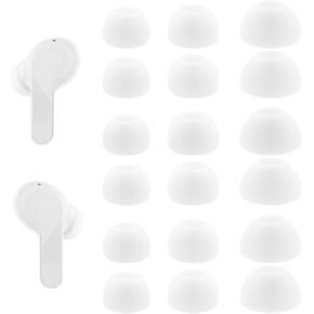 Ear Tips Replacement for JBL Vibe Beam/JBL Vibe Beam 2 / JBL Tune Beam Earbuds, Silicone Earbuds Tips, 9 Pairs (S/M/L) White in Kuwait