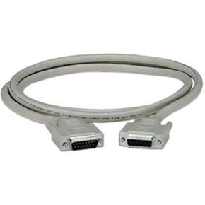 EGM16T-0015-MF DB15 كابل تسلسلي، ذكر إلى أنثى، 15 قدم، إبهام، محمي in Kuwait