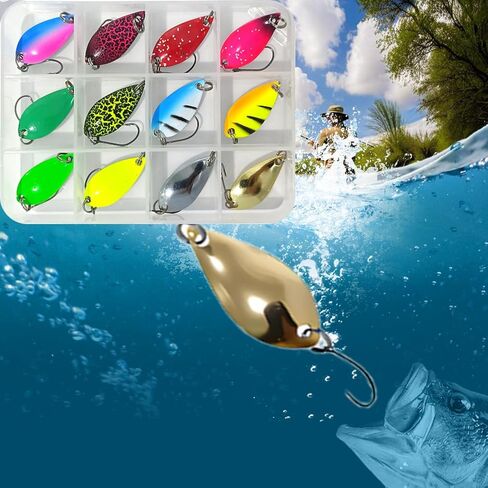 12 pcs Fishing Lures,10cm 15.6g Plastic Artificial Lifelike Fake Lure Fishing Tackle Tools Accessory for Fishing Enthusiast Fishing Lovers Bass Trout Fishing in Saudi Arabia