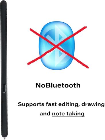 قطعتان من قلم Galaxy Z Fold 6/5 S Pen Fold Edition متوافق مع قلم Samsung Galaxy Z Fold 5/6 5G النحيف البديل لقلم Z Fold6 SPen Fold Edition Stylus Pen (أسود) in Kuwait