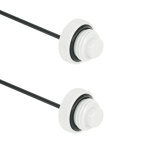 تركيب مستشعر درجة الحرارة Barrow G1/4" 10K، سدادات إغلاق توقف المياه، موصل قابس لمراقبة تبريد المياه مع إبرة Dupont 2 (أسود، قطعتان) in Kuwait