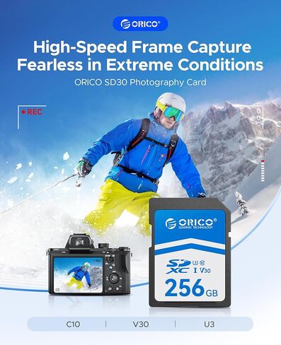 ORICO-SD Cards V30 256GB in Kuwait