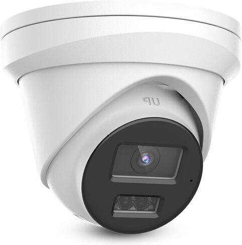 كاميرا مراقبة Real HD 12MP PoE IP Turret Security في الهواء الطلق بزاوية واسعة 113 درجة، IP67، تدعم 512G Micro-SD (غير متضمنة)، التوصيل والتشغيل مع سلسلة K وM 12MP NVR in Kuwait