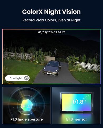 REOLINK 4X Altas PT Ultra Black مع لوحة شمسية ومحور منزلي، كاميرات أمان تعمل بالطاقة الشمسية 4K لاسلكية في الهواء الطلق، عمر بطارية 500 يوم، رؤية ليلية ColorX، تتبع تلقائي 360 درجة، تخزين محلي in Kuwait
