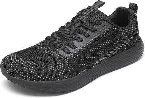 Wide Walking Shoes for Men - Ultra Light Zero Drop Mesh Sneakers Grey 10.5 in Saudi Arabia