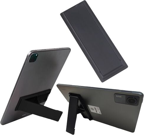 Universal Tablet Stand with Adhesive, for iPad, E-Reader, etc., Vertical and Horizontal Placement-Black in Saudi Arabia