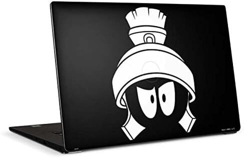 Skinit Decal Laptop Skin Compatible with Dell XPS 15in (2017) - Officially Licensed Warner Bros Marvin The Martian Black and White Design in Saudi Arabia