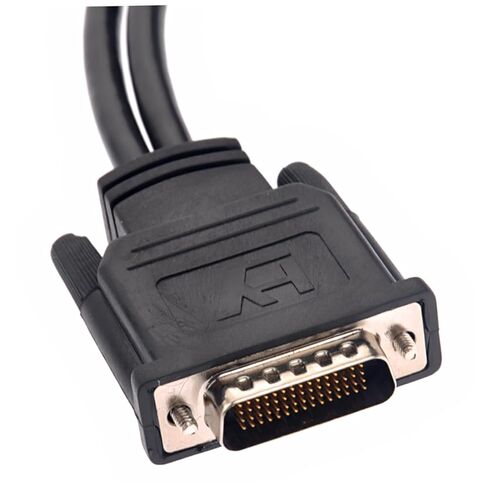 TEHAUX Dual Female Splitter Adapter Cable for Dual Monitor Setup Black Svga Displays Pin Male Connector Construction in Saudi Arabia