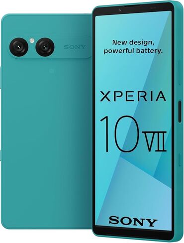 سوني اكسبيريا 10 VII XQ-FE72 128 جيجا 8 جيجا ثنائي شريحة الاتصال هاتف ذكي GSM غير مقفل من المصنع، شاشة OLED 5G 6.1 بوصة 120 هرتز، كاميرا 50 ميجابكسل - الإصدار العالمي (أخضر فيروزي) in Saudi Arabia