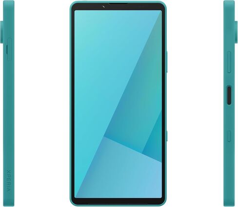 سوني اكسبيريا 10 VII XQ-FE72 128 جيجا 8 جيجا ثنائي شريحة الاتصال هاتف ذكي GSM غير مقفل من المصنع، شاشة OLED 5G 6.1 بوصة 120 هرتز، كاميرا 50 ميجابكسل - الإصدار العالمي (أخضر فيروزي) in Saudi Arabia