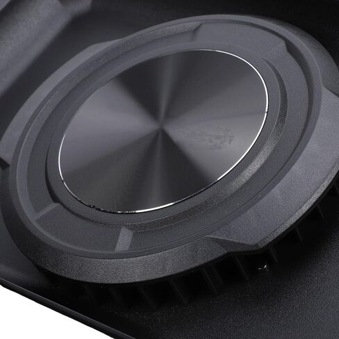 Asixxsix RGB Gaming Laptop Cooling Pad, Industrial Grade Fan with 5.5 Inch Powerful Cooling 7 Colors 10 Lighting Modes, Height Stand for 15.6-19 Inches Laptops in Saudi Arabia