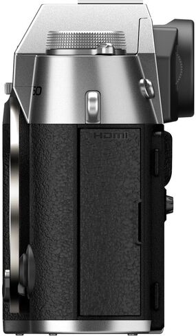Fujifilm X-T50 Mirrorless Digital Camera Body Bundle + Sigma 10-18mm f/2.8 DC DN Contemporary Lens for Fuji-Film + 64GB Memory Card + Camara Bag + Vlogging Tripod + More (Silver) in Saudi Arabia