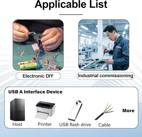 محول طرفي USB 3.0 إلى 9 دبابيس بدون لحام، موصل USB من النوع A 3.0 ذكر/أنثى سريع التوصيل، محطة لولبية 5 جيجابت في الثانية 3A 9 دبابيس لإصلاح الكابلات، مشاريع DIY، كاميرات المراقبة قطعتان in Kuwait