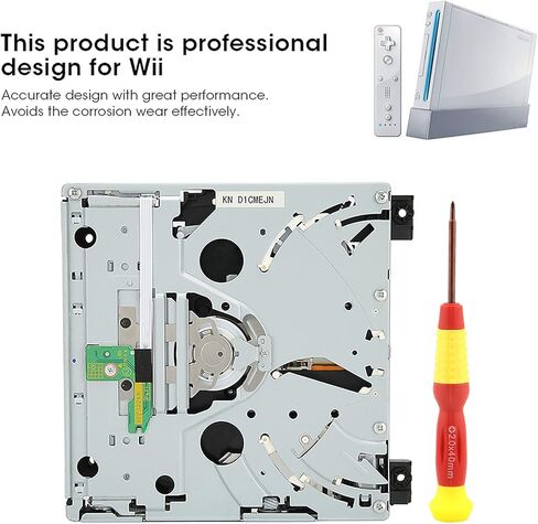 Bewinner DVD Drive Replacement Repair Part for Console, ABS Original DVD Drive Replacement, Disc Drive Replacement Accessory Kits with Opening Tool in Kuwait