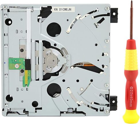 Bewinner DVD Drive Replacement Repair Part for Console, ABS Original DVD Drive Replacement, Disc Drive Replacement Accessory Kits with Opening Tool in Kuwait