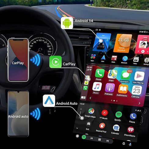 for Ford F150 Radio Upgrade 2009-2012: Android 14 Car Stereo with Wireless CarPlay & Android Auto - 9 Inch Touchscreen GPS Navigation Head Unit with Bluetooth 4+64G in Saudi Arabia