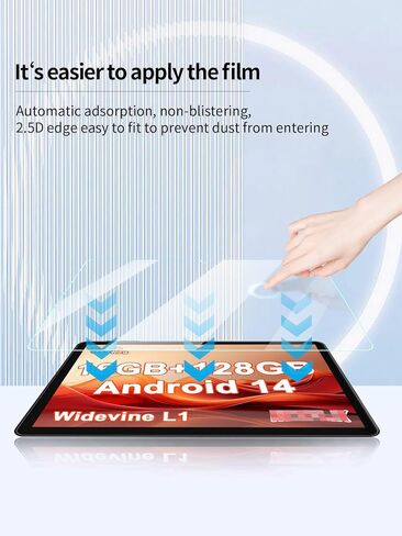 واقي شاشة لجهاز PEICHENG PCP12 Tablet 11 بوصة Android 14 Tablet، UYRUREL مضاد للخدش 9H صلابة اللمس الحساسة 2.5D حواف مستديرة خالية من الفقاعات سهلة التركيب، عبوتان. in Kuwait