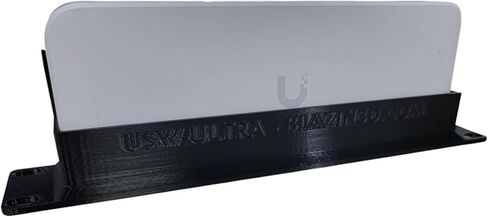 حامل Blazin3D مقاس 10 بوصة لجهاز Ubiquiti Switch Ultra، مادة PETG، تصميم مفتوح (أسود) in Kuwait