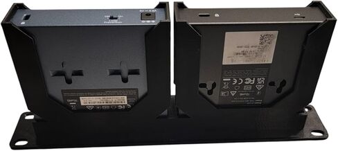 Blazin3D 10" 1U Dual Network Rackmount Kit for TP-Link Switches, fits OC200, TL-SG1005P, TL-SG105, TL-SG105E (Black) in Saudi Arabia